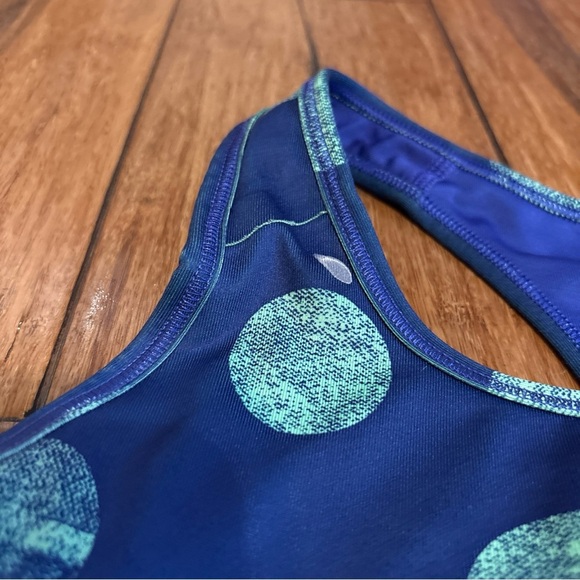 Nike Women's Sports Athletic Bra Dri-Fit Size Small Lot of 2 Blue Gray Racerback - Picture 4 of 11